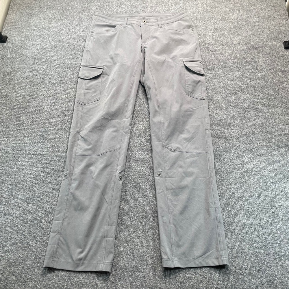 KUHL Cargo Pants Women's 8 REG Gray Splash Roll Up Hiking Style